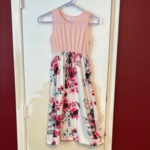 Chicwish Pink and Floral Casual Dress